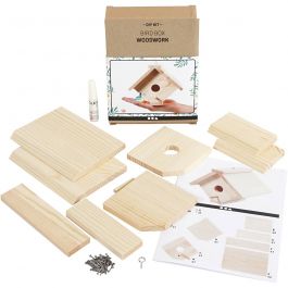 Bird box, H: 13 cm, D: 14,5 cm, W: 16 cm, 1 pc [HOB-57967]