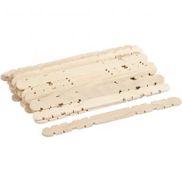 Construction sticks, L: 11,4 cm, W: 10 mm, 30 pc/ 1 pack [HOB-579970]