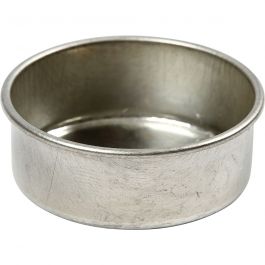 Candle Holder, H: 15 mm, D 44 mm, 12 pc/ 1 pack [HOB-58019]