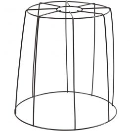 Lamp Shade, black, H: 20 cm, D 15,5-20 cm, 1 pc [HOB-58025]