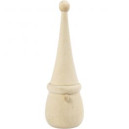 Scandinavian Santa Gnome, H: 16 cm, D 6 cm, 1 pc [HOB-58051]