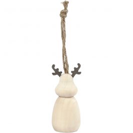 Reindeer, H: 7 cm, D 3 cm, 1 pc [HOB-58059]