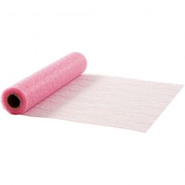 Table runners, light red, W: 30 cm, 10 m/ 1 roll [HOB-593017]
