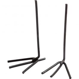 Chicken Feet, black, H: 5 cm, W: 2 cm, 10 pair/ 1 pack [HOB-59363]