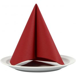 Table Napkins, claret, size 40x40 cm, 60 g, 20 pc/ 1 pack [HOB-598010]