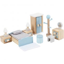 Doll house furniture, Bedroom, 1 pack, 8 [HOB-906690]