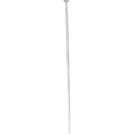 Head Pins, silver-plated, L: 50 mm, 300 pc/ 1 pack [HOB-602081]