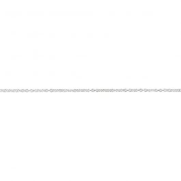 Chain, silver-plated, W: 2 mm, 20 m/ 1 pc [HOB-60230]