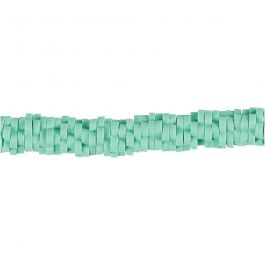 Clay Beads, green, D 5-6 mm, hole size 2 mm, 145 pc/ 1 pack [HOB-61011]