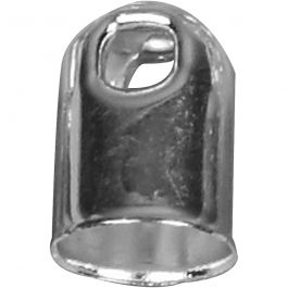 End Caps, silver-plated, D 6 mm, 50 pc/ 1 pack [HOB-61305]