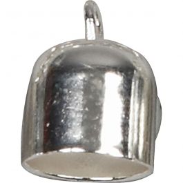 End Caps, silver-plated, D 8 mm, 50 pc/ 1 pack [HOB-613061]