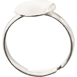 Finger Ring, silver-plated, 3 pc/ 1 pack [HOB-613110]