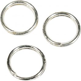 Split Ring, silver-plated, D 5 mm, 300 pc/ 1 pack [HOB-613421]