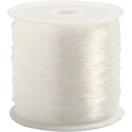 Elastic Beading Cord, round, thickness 0,5 mm, 100 m/ 1 roll [HOB-61540]