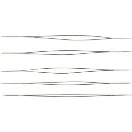 Beading Needle, L: 6 cm, thickness 0,3 mm, 5 pc/ 1 pack [HOB-61620]