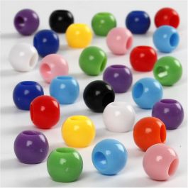 Pony Beads, 70 g, D 8 mm, hole size 4 mm, 125 ml/ 1 pack [HOB-618330]