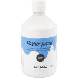 Cover colour, white, matt, 500 ml/ 1 bottle [HOB-642001]