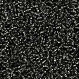 Rocaille Seed Beads, grey green, D 1,7 mm, size 15/0 , hole size 0,5-0,8 mm, 25 g/ 1 pack [HOB-686740]