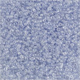 Rocaille Seed Beads, light blue, D 1,7 mm, size 15/0 , hole size 0,5-0,8 mm, 25 g/ 1 pack [HOB-686770]