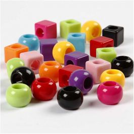 Multi Mix, assorted colours, 75 g, size 11 mm, hole size 7 mm, 150 ml/ 1 pack [HOB-699601]