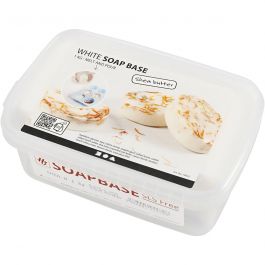 Shea butter soap base, white, 1 kg/ 1 pack [HOB-70035]