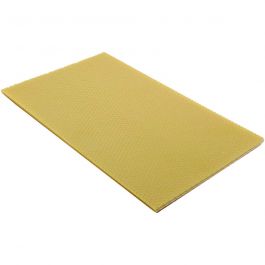 Beeswax Sheets, natural, size 20x33 cm, thickness 2 mm, 1 pc [HOB-73202]