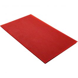 Beeswax Sheets, red, size 20x33 cm, thickness 2 mm, 1 pc [HOB-73206]