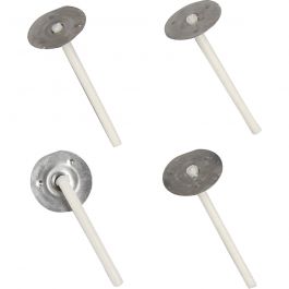 Waxed wick, L: 3,5 cm, thickness 2 mm, 100 pc/ 1 pack [HOB-73314]