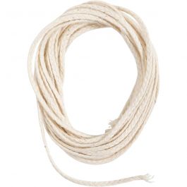 Candle Wick for pure paraffin, 100 g, no. SU, W: 2 mm, size 3x10 , 3 m/ 1 pack [HOB-733211]