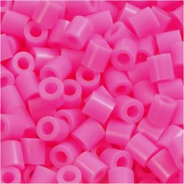 Fuse Beads, rose (32222), size 5x5 mm, hole size 2,5 mm, medium, 1100 pc/ 1 pack [HOB-751020]