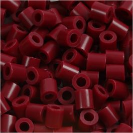 Fuse Beads, claret (32239), size 5x5 mm, hole size 2,5 mm, medium, 1100 pc/ 1 pack [HOB-751040]