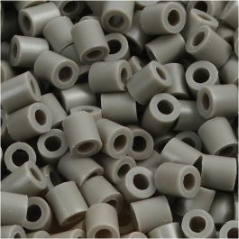 Fuse Beads, ash-coloured (32226), size 5x5 mm, hole size 2,5 mm, medium, 1100 pc/ 1 pack [HOB-751080]