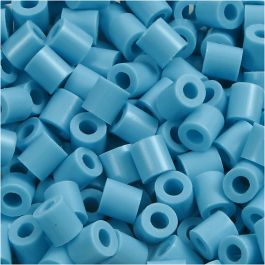 Fuse Beads, turquoise (32256), size 5x5 mm, hole size 2,5 mm, medium, 6000 pc/ 1 pack [HOB-751101]
