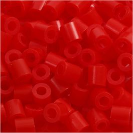 Fuse Beads, light red (32225), size 5x5 mm, hole size 2,5 mm, medium, 1100 pc/ 1 pack [HOB-751190]