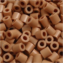 Fuse Beads, light brown (32260), size 5x5 mm, hole size 2,5 mm, medium, 1100 pc/ 1 pack [HOB-751200]