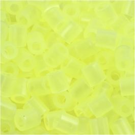 Fuse Beads, neon yellow (32223), size 5x5 mm, hole size 2,5 mm, medium, 6000 pc/ 1 pack [HOB-751281]