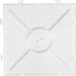 Peg Board, clear, large square, size 15x15 cm, 1 pc [HOB-75310]