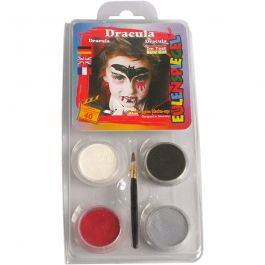 Eulenspiegel Face Paint - Motif Set, assorted colours, dracula, 1 set [HOB-76104]