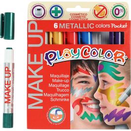 Playcolor Make Up, assorted colours, metallic, 6x5 g/ 1 pack [HOB-76301]