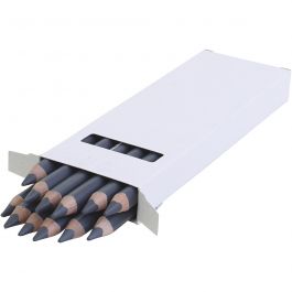 edu jumbo coloured pencils, grey, thickness 10 mm, lead 6,25 mm, 12 pc/ 1 pack [HOB-408082]