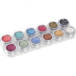 Water-based Face Paint Palette, mother of pearl colours, 12x2,5 ml/ 1 pc [HOB-77060]