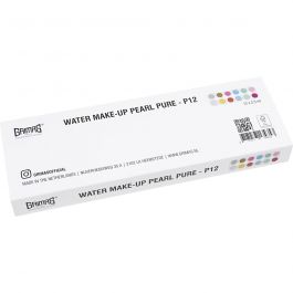 Water-based Face Paint Palette, mother of pearl colours, 12x2,5 ml/ 1 pc [HOB-77060]