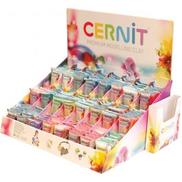 Cernit, assorted colours, 24x6 pack/ 1 pack [HOB-78004]