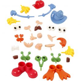 Body Parts, assorted colours, size 0,8-6,8 cm, 26 pc/ 1 pack [HOB-78267]