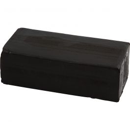 Soft Clay, black, size 13x6x4 cm, 500 g/ 1 pack [HOB-78680]