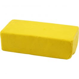 Soft Clay, yellow, size 13x6x4 cm, 500 g/ 1 pack [HOB-78683]