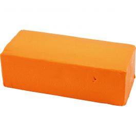 Soft Clay, neon orange, size 13x6x4 cm, 500 g/ 1 pack [HOB-78689]