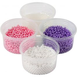 Pearl Clay®, pink, purple, white, 3x25+38 g, 1 set [HOB-78715]