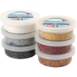 Foam Clay®, brown harmony, metallic, 6x14 g/ 1 pack [HOB-78810]
