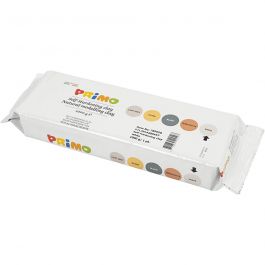 Self-Hardening Clay, white, 12x1000 g/ 1 pack [HOB-78905]